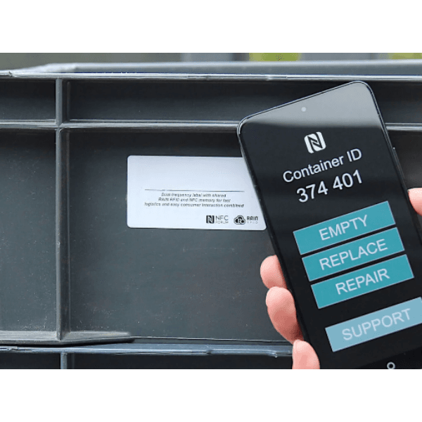 Carrier Dual RFID – Etiqueta UHF e NFC de Dupla Frequência para Logística e Varejo
