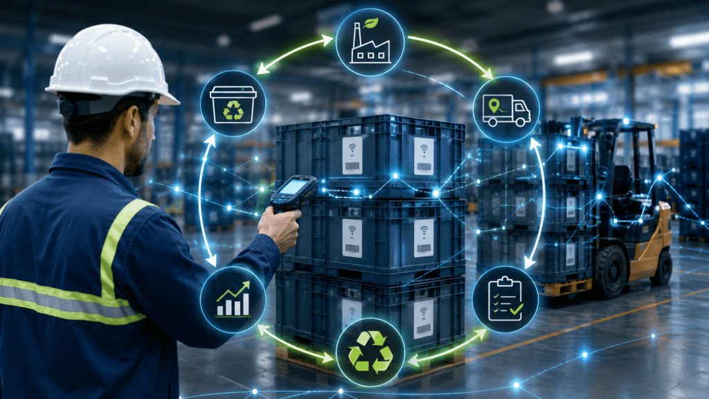 Como a gestão de embalagens RTIs otimiza a economia circular?