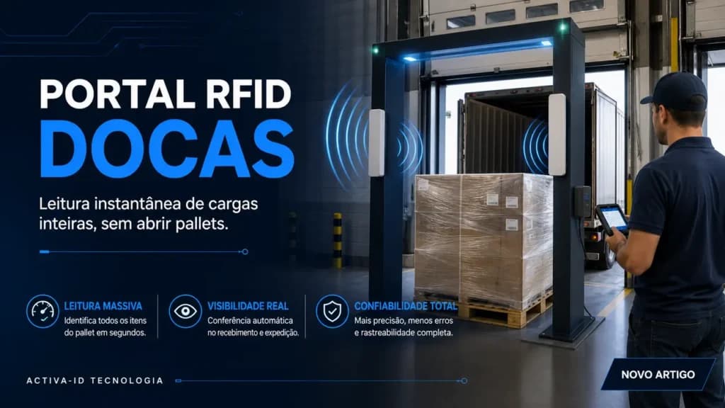 Como o portal RFID para docas otimiza a logística industrial?