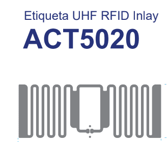 Etiqueta UHF RFID Inlay ACT5020