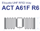 Etiqueta UHF RFID Inlay ACT A61F R6