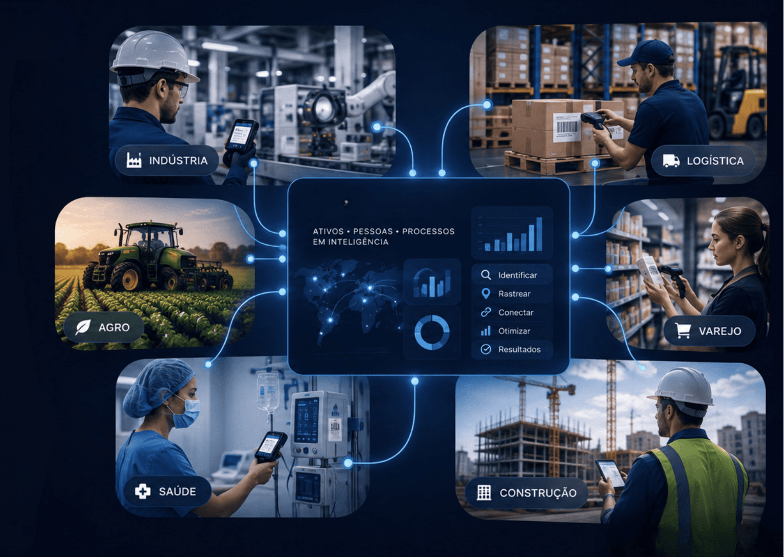 Tecnologias de identificação e rastreabilidade aplicadas a diferentes setores