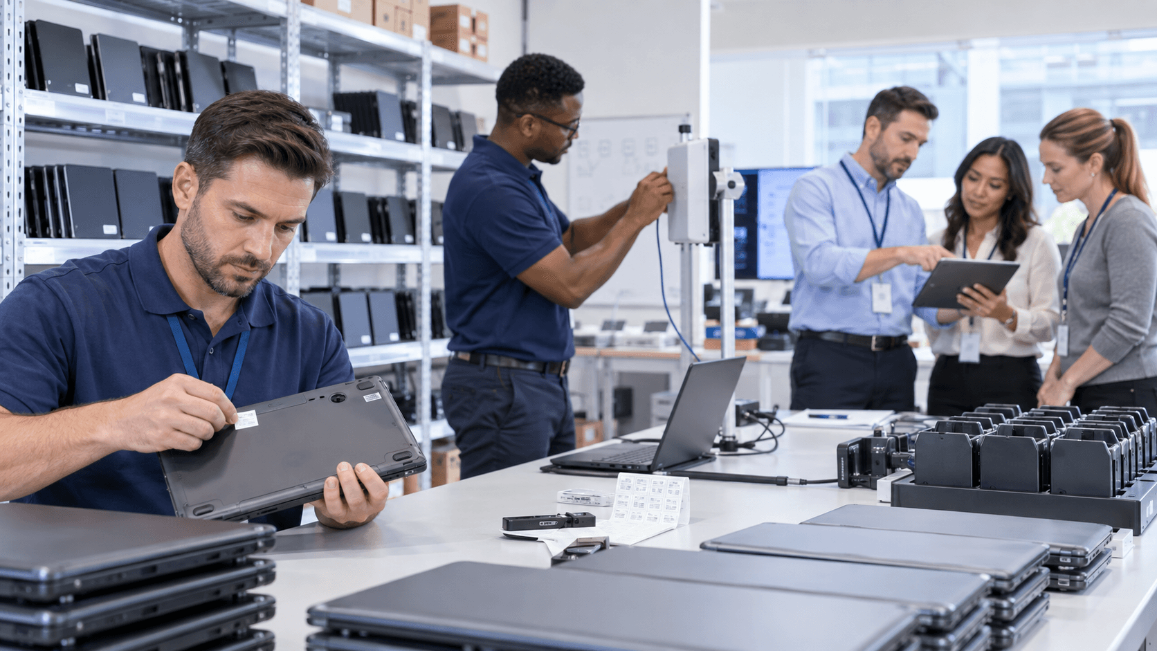 Centro de distribuição utilizando RFID para rastreabilidade logística