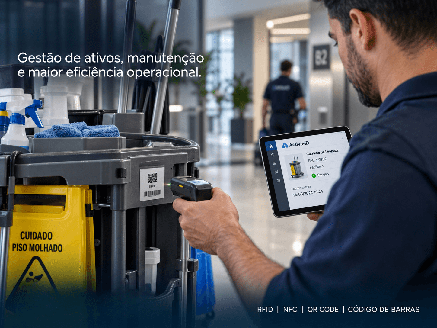 Gestão e rastreabilidade de ativos em facilities