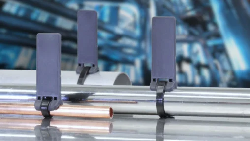 Ironside Fin – Etiqueta UHF RFID Hard Tag para Tubos, Canos e Aplicações Industriais