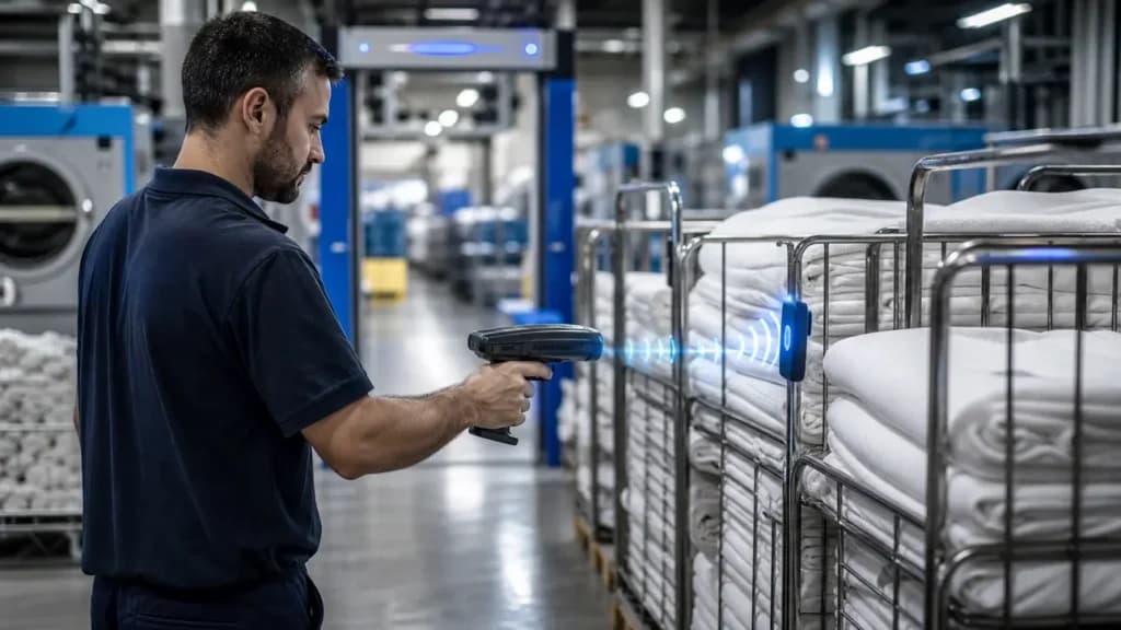 Como otimizar a rastreabilidade textil em lavanderias industriais?