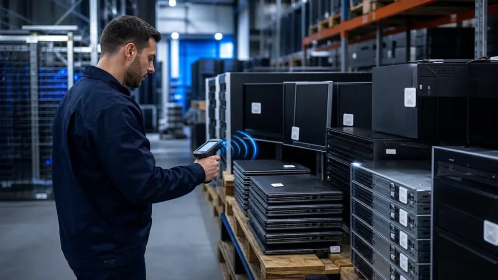Como o rastreamento de ativos de TI com RFID otimiza o inventário?