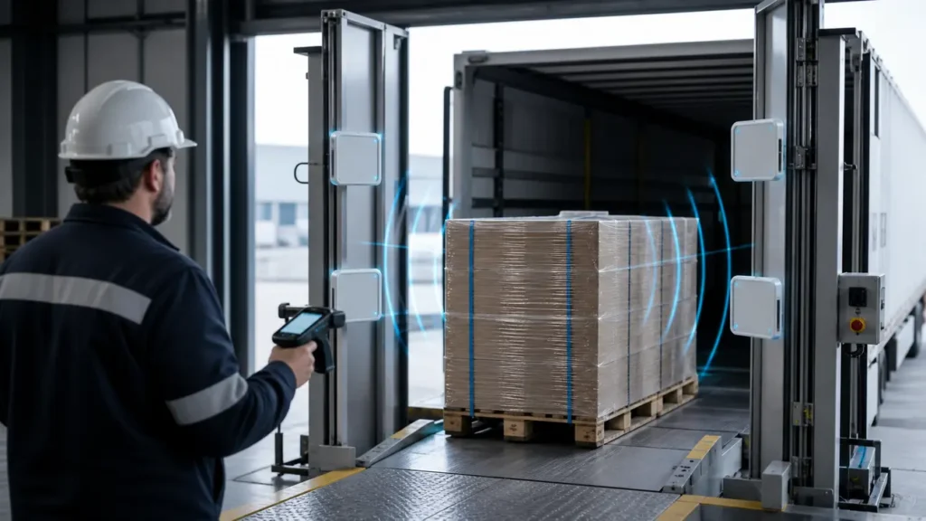 Como uma auditoria automática de doca elimina erros de expedição?