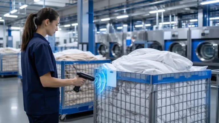 Como a rastreabilidade em lavanderia industrial evita perdas de enxoval?