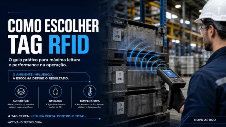Como escolher tag RFID? Guia prático para garantir precisão na logística