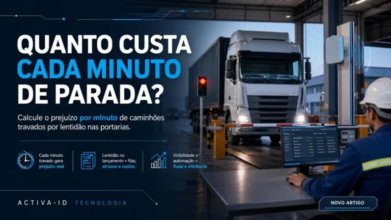 Qual é o custo operacional de paradas logísticas na sua portaria?