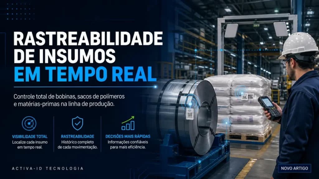 Como a rastreabilidade de insumos em tempo real reduz perdas industriais?