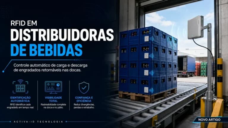 Como o RFID funciona na logística de bebidas