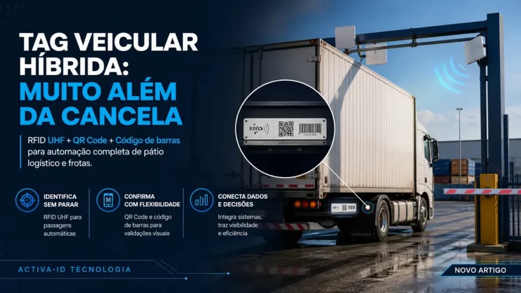 O que é a tag veicular híbrida pedágio e pátio e como ela otimiza sua logística?