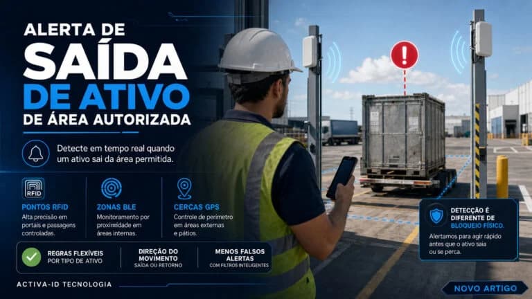 Alerta de saída de ativo de área autorizada: como detectar?