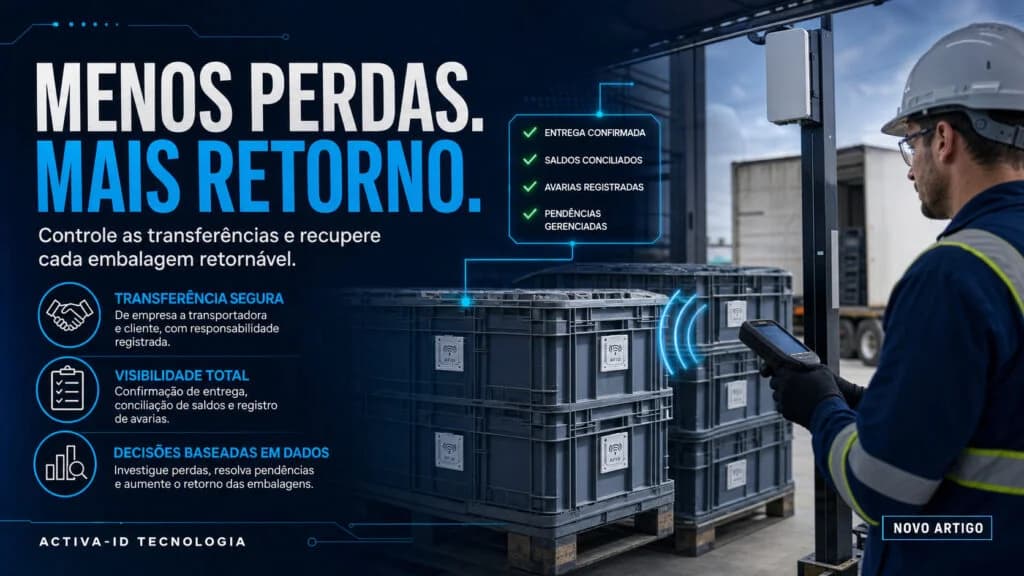 Como reduzir perdas de embalagens retornáveis na logística?