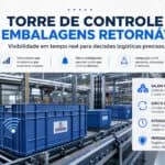 Como uma torre de controle de embalagens retornáveis reduz perdas?